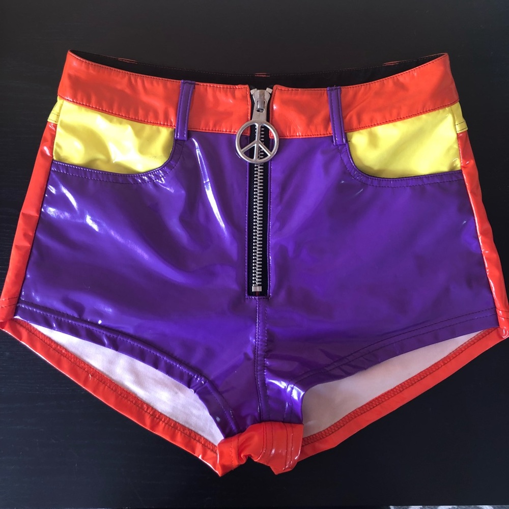 Dolls Kill Current Mood neon dynamite hot shorts